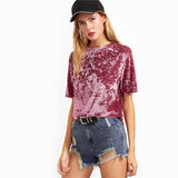 Velvet Casual T-Shirt